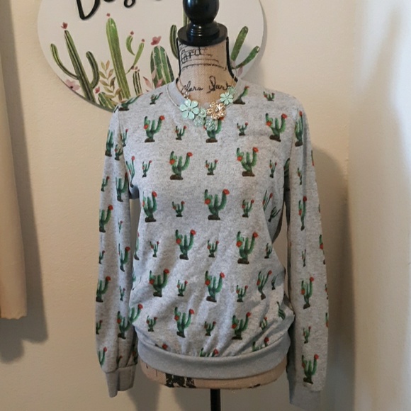 Mighty Fine Tops - Cactus sweatshirt